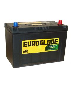 Euroglobe 60082 100Ah Kraftig fritidsbatteri til forbruk og start 700CcA 304x173x225mm