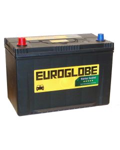 Euroglobe 60083 100Ah Kraftig fritidsbatteri til forbruk og start 700CcA 304x173x225mm