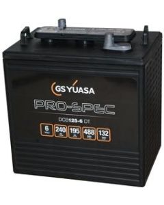 Yuasa Batteri 6V 240Ah Syklisk bruk, erstatter trojan T125 og T105 261x181xH276mm
