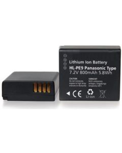 Panasonic DMW-BLE9 batteri til Lumix DMC-GF3 Serier 7,2V 800mAh