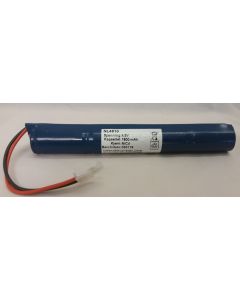 4,8v 1,6Ah nødlysbatteripakke m/ ledning og Molex Minifit 2-pol