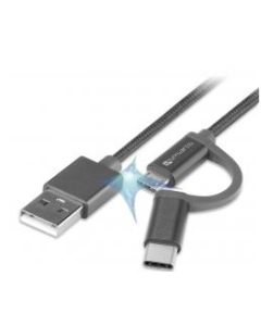 Combocord Micro-USB & USB Type-C