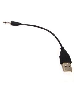 USB til AUX 3,5mm lade overføringskabel