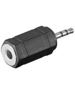 Audio adapter 2,5mm stereo plugg - 3,5mm stereo jack
