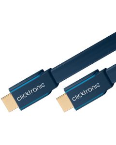 Clicktronic 5m Flat HDMI kabel